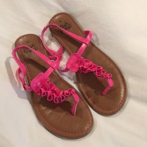 Pink sandals